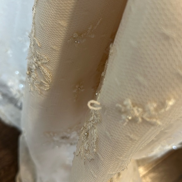 Justin Alexander Wedding Dress - not white - light gold - Picture 14 of 17